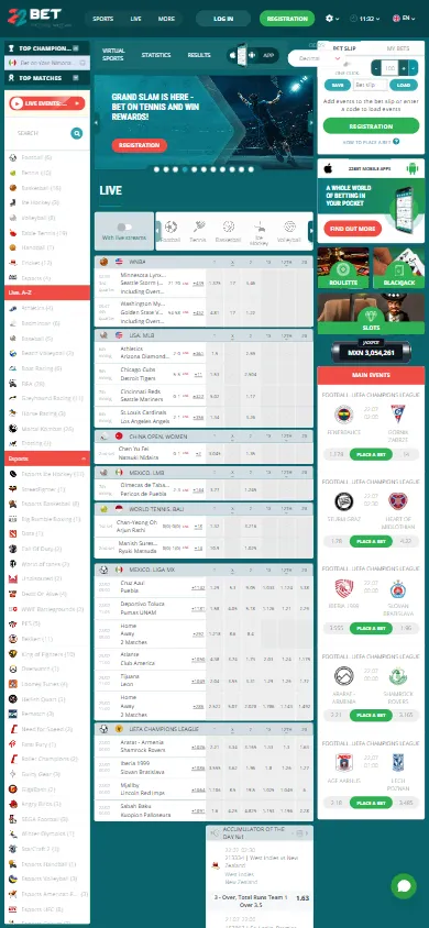 22Bet Casino mobile screenshot