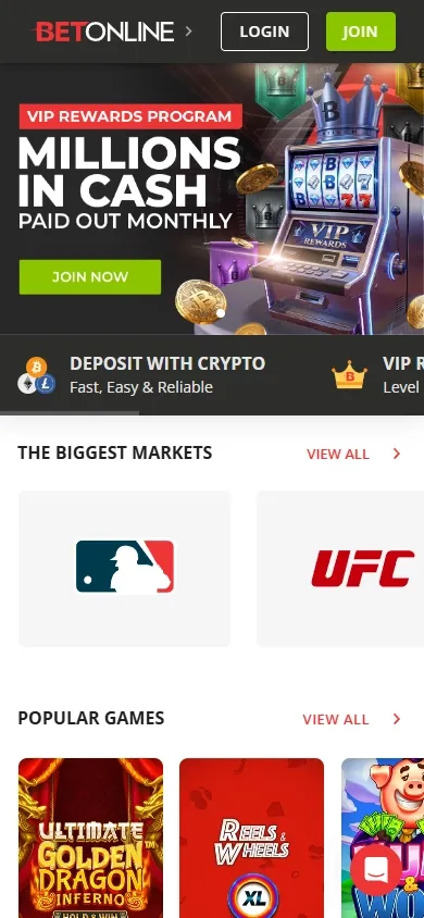 BetOnline mobile screenshot
