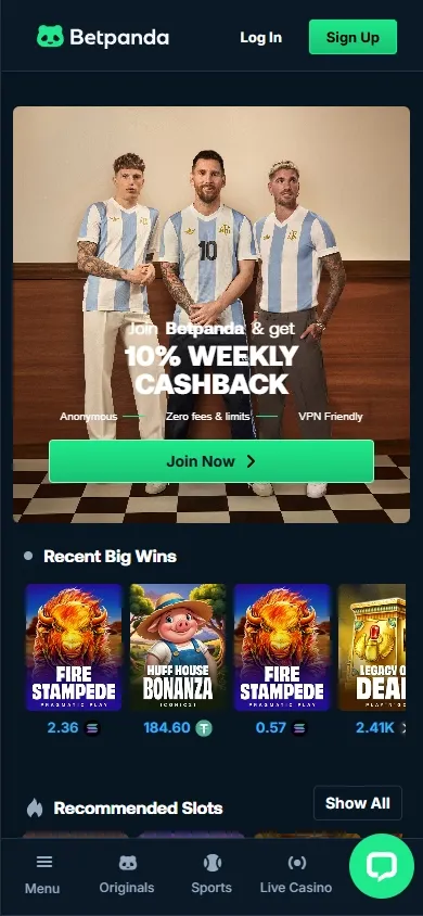 BetPanda mobile screenshot