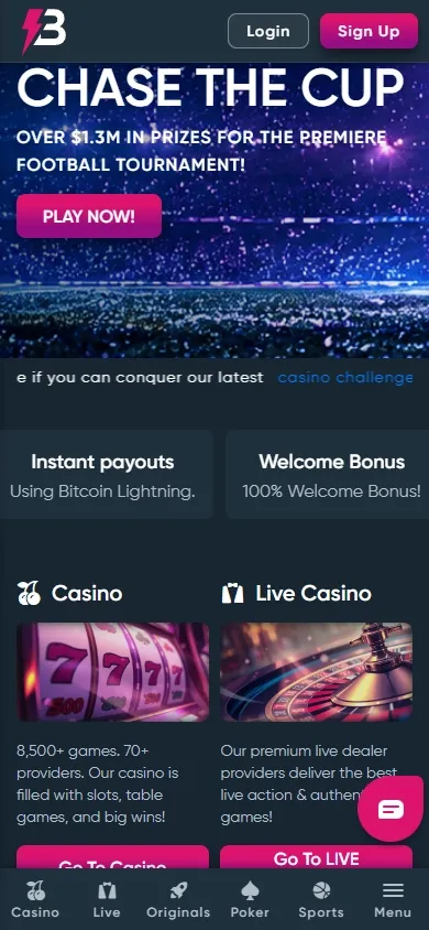 BetPlay.io Casino mobile screenshot
