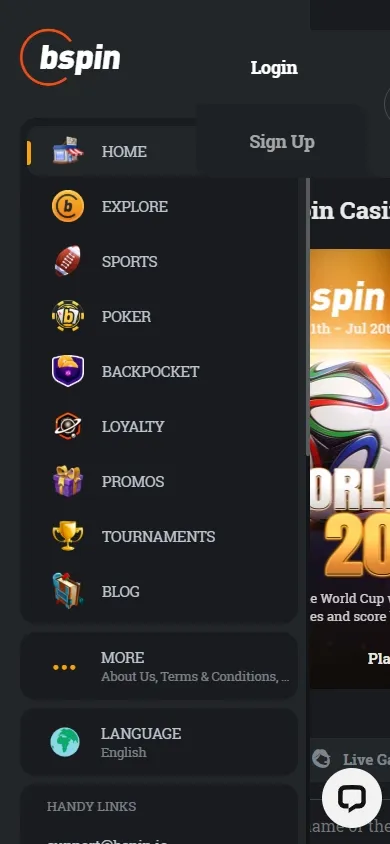 Bspin.io mobile screenshot