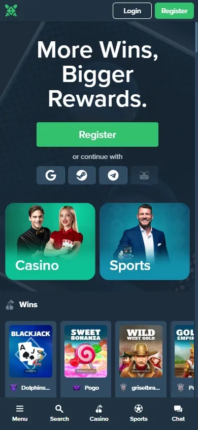 Duelbits Casino mobile screenshot