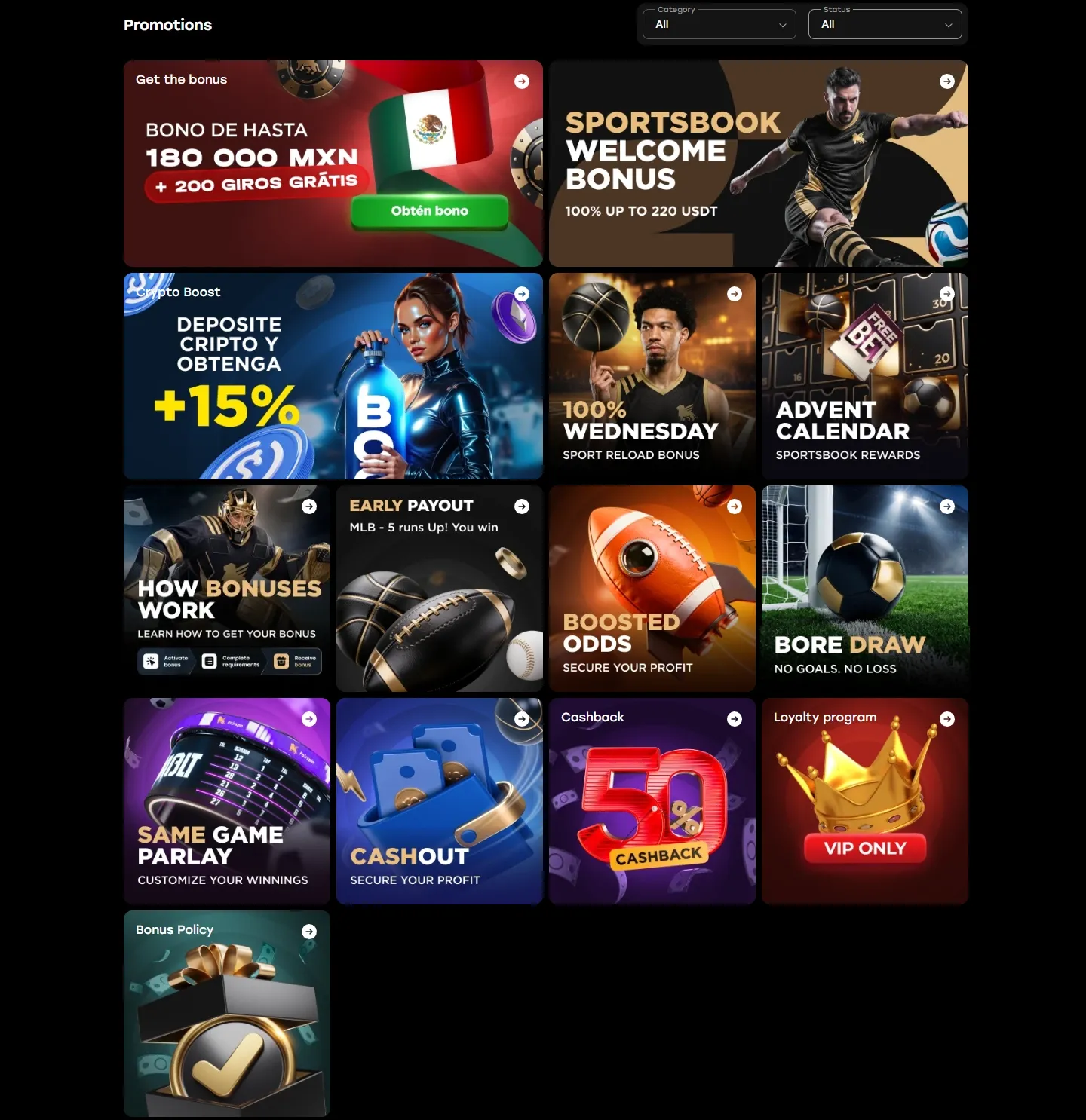 Fairspin Casino promotions screenshot